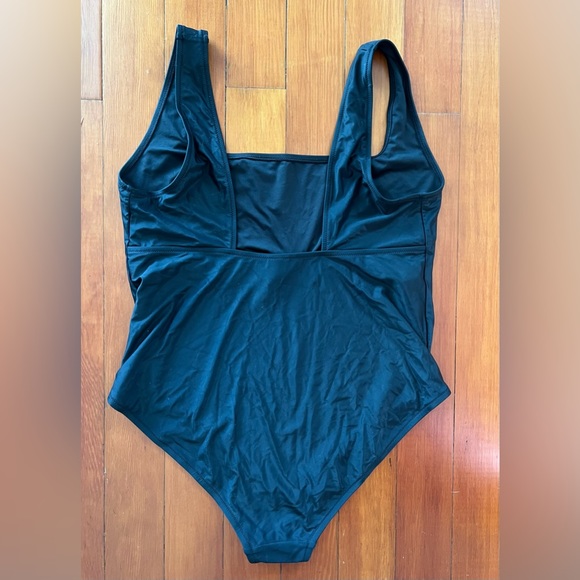 NWT Madewell Second Wave Square-Neck Tank One-Piece Swimsuit -3X - Picture 6 of 8